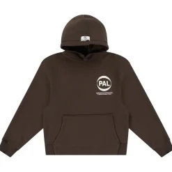 Genser<PAL New Pre-Game 25 Hoodie Hettegenser Brun