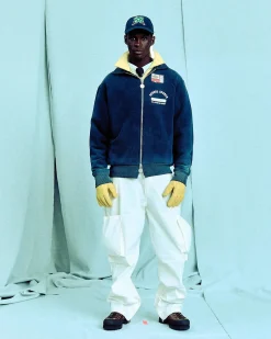 Genser<PAL The Last Pick Kid Colar Zip Genser Mørkeblå