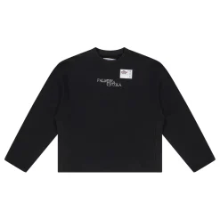 Genser<PAL Wolds Crewneck Without Hem Genser Sort