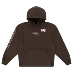 Genser<PAL Wolds Hoody Hettegenser Brun