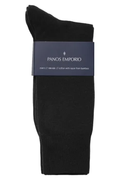 Tilbehør<Panos Emporio 3 PK Carl Casual Flat Knit Sokker Sort