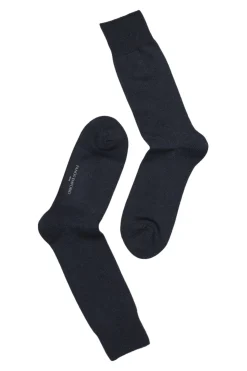 Tilbehør<Panos Emporio 3PK Carl Casual Flat Knit Sokker Navy