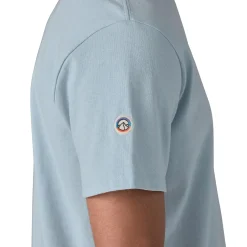 T-Shirt<Patagonia Fitz Roy Icon Responsibili-Tee T-shirt Lyseblå