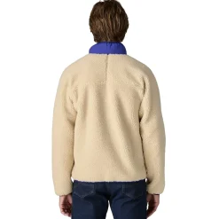 Jakke<Patagonia M Classic Retro-X Jkt Jakke Beige Og Blå