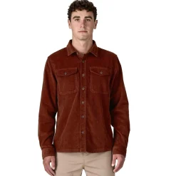 Skjorte<Patagonia M Corduroy Shirt Skjorte Rødbrun