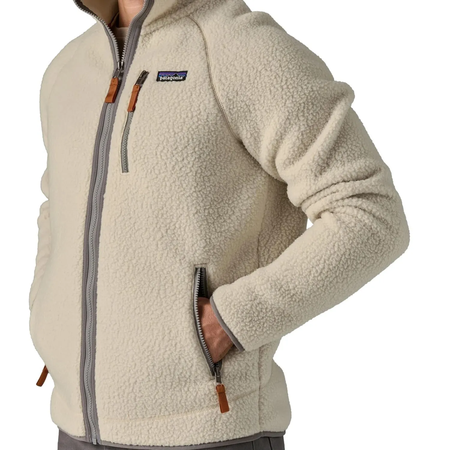 Jakke<Patagonia M Retro Pile JKT Jakke Lys Beige