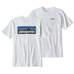 T-Shirt|T-Shirt<Patagonia M's P-6 Logo Responsibili-Tee T-shirt Hvit