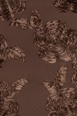 Kjole<ROTATE Flower Mesh Maxi Dress Kjole Brun