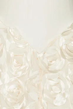 Kjole<ROTATE Long Sleeve Maxi Dress Kjole Off-White