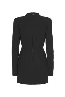 Kjole<ROTATE Suiting LS Mini Dress Kjole Sort