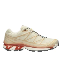 Sko<Salomon XT-6 GTX Almond Milk/Soft Clay/Burnt Ochre Sko Kremfarget