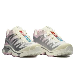 Sko<Salomon XT-4 OG VANILLA ICE/FTW SILVER/FAIRY TALE Sko Grå Og Rosa