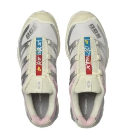 Sko<Salomon XT-4 OG VANILLA ICE/FTW SILVER/FAIRY TALE Sko Grå Og Rosa
