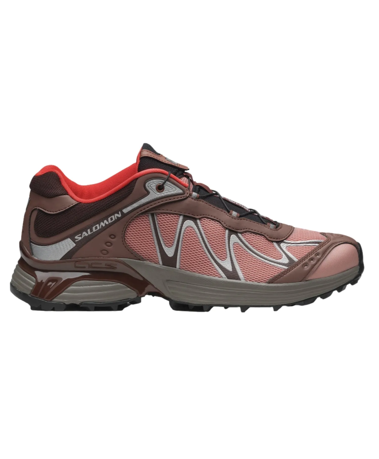 Sko<Salomon XT-WHISPER Henna/Tawny Port/Neon Flame Sko Burgunder