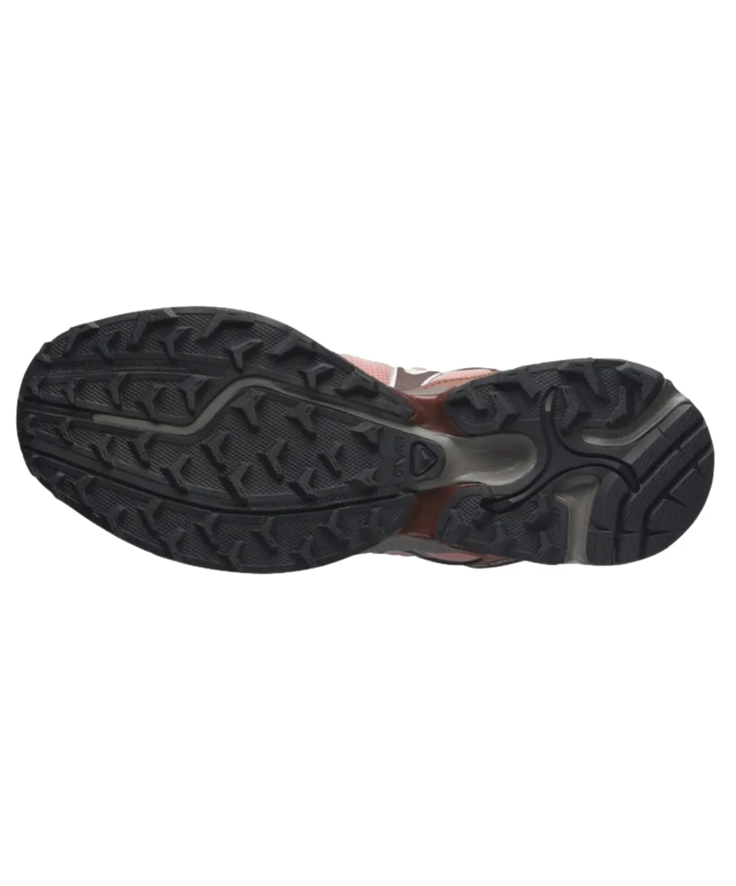 Sko<Salomon XT-WHISPER Henna/Tawny Port/Neon Flame Sko Burgunder