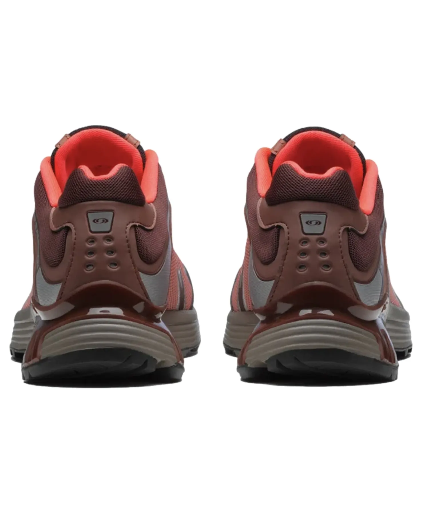 Sko<Salomon XT-WHISPER Henna/Tawny Port/Neon Flame Sko Burgunder
