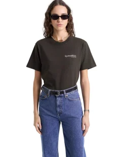 T-Shirt|T-Shirt<Sporty & Rich HWCNY T-Shirt T-shirt Vasket Sort