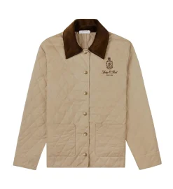 Jakke<Sporty & Rich Vendome Quilted jacket Jakke Beige