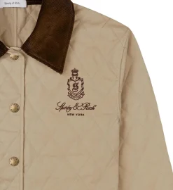 Jakke<Sporty & Rich Vendome Quilted jacket Jakke Beige