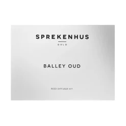 Sprekenhus|Velvære<Sprekenhus Diffuser Kit 250ml - Balley oud Duftpinner Hvit