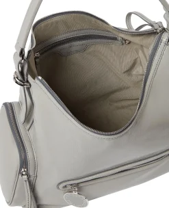Stella Mccartney|Veske<Stella McCartney Dartmoor Shoulder Bag Cracked Patent Veske Lysegrå