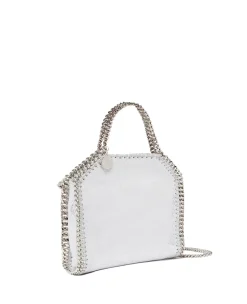 Stella Mccartney|Veske<Stella McCartney Falabella Tiny Tote Veske Sølv