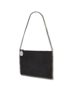 Stella Mccartney|Veske<Stella McCartney Pochette Eco Shaggy Deer Veske Sort