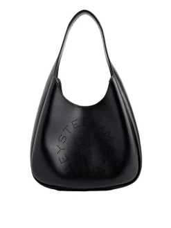 Stella Mccartney|Veske<Stella McCartney Small Hobo Tote Alter Mat Veske Sort