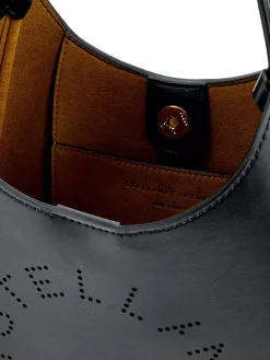 Stella Mccartney|Veske<Stella McCartney Small Hobo Tote Alter Mat Veske Sort