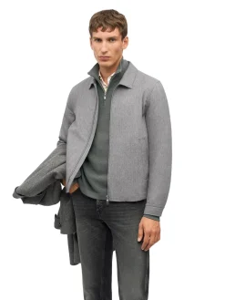 Overshirts<Tiger of Sweden Barnaby Zip Overshirt Grå