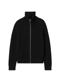 Genser<Tiger of Sweden Niall Zip-Up Genser Sort