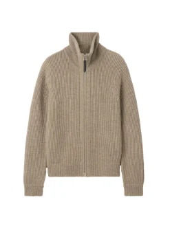 Genser<Tiger of Sweden Niall Zip-Up Genser Beige