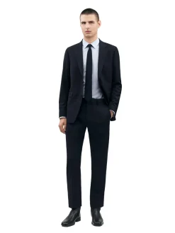Dress<Tiger of Sweden Tenses Travel Suit Straight Pants Dressbukse Navy