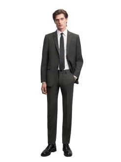 Dress<Tiger of Sweden Tenutas Travel Suit Pants Dressbukse Mørkegrønn