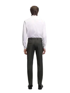 Dress<Tiger of Sweden Tenutas Travel Suit Pants Dressbukse Mørkegrønn