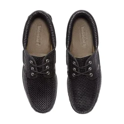 Sko<Timberland Authentic 3-Eye Lug Boat Shoe Sko Sort Mønster