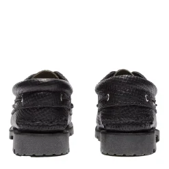 Sko<Timberland Authentic 3-Eye Lug Boat Shoe Sko Sort Mønster