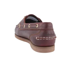 Sko<Timberland Classic Boat Shoe Burgundy Sko Burgunder