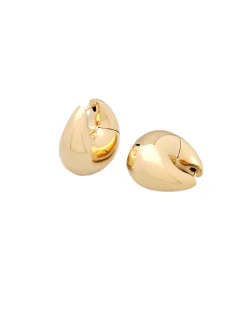 Tom Wood<Tom Wood Bao Hoops Large Gold Øredobber Gull