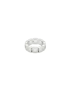Tom Wood<Tom Wood Cushion Band Open Zirconia Ring Sølv