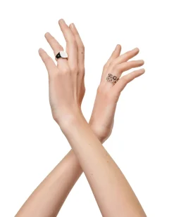 Tom Wood<Tom Wood Cushion Band Open Zirconia Ring Sølv