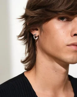 Tom Wood<Tom Wood Dean Hoops Øredobber Sølv