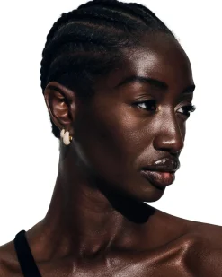 Tom Wood<Tom Wood Ice Huggie Pave Gold Øredobber Gull