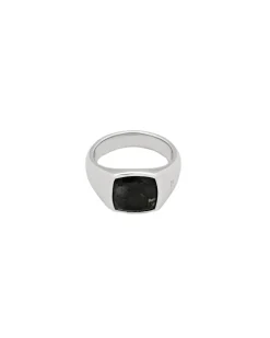Tom Wood<Tom Wood Kay Ring Black Larvikite Ring