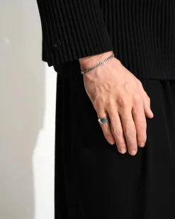 Tom Wood<Tom Wood Kay Ring Larvikite Ring Sølv