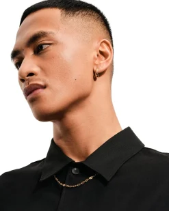 Tom Wood<Tom Wood Liz Hoop Gold Øredobber Gull