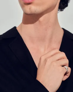 Tom Wood<Tom Wood Mini Oval Ring Sølv