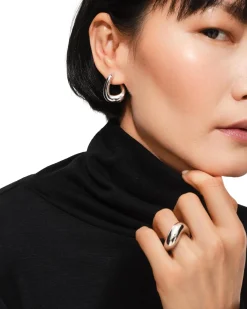 Tom Wood<Tom Wood Twist Hoops Øredobber Sølv