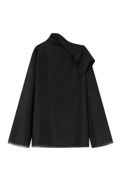 Skjorter<Viktoria Chan Cedar oversized blouse Skjorte Blank Sort