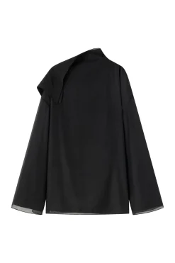 Skjorter<Viktoria Chan Cedar oversized blouse Skjorte Blank Sort